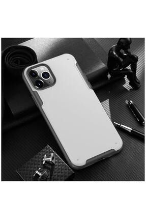Iphone 11 Pro Max Uyumlu Beyaz Zebana Mod Silikon Kenar Telefon Kılıfı 2129-m352