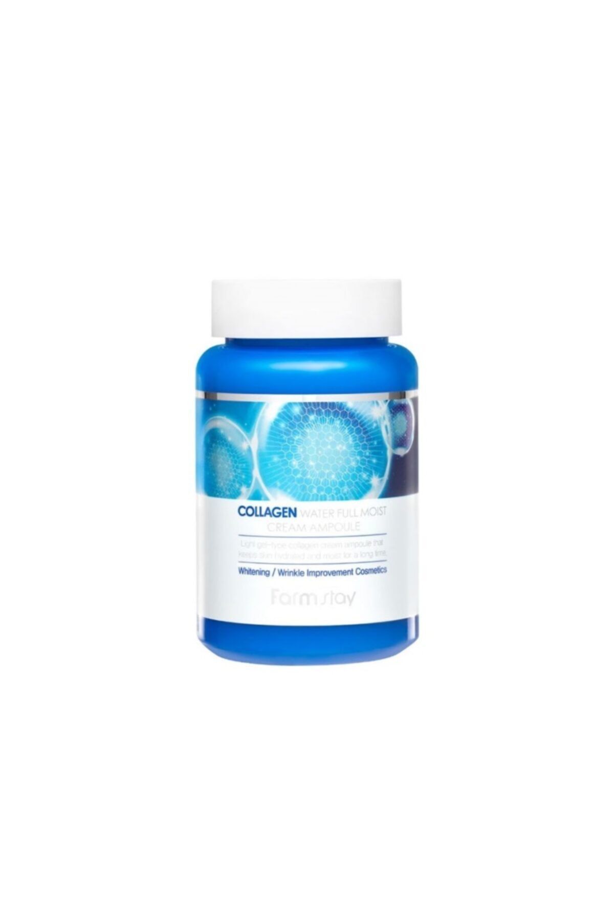 Farmstay Farm Stay Collagen Water Full Moist Cream Ampoule 250 Ml - Fiola Faciala De Colagen Cu Colagen - One Size