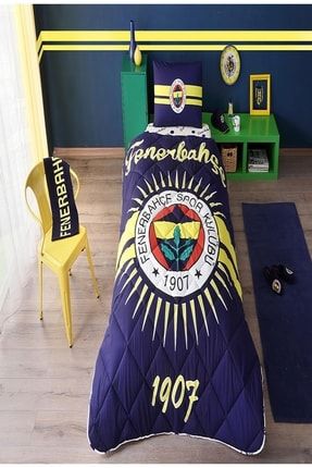 Lacivert Fenerbahçe Lisanslı Tek Kişilik Yorgan Seti BC103658