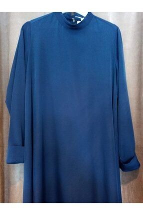 Lacivert Simetrik Kesim Tunik Elbise 1082