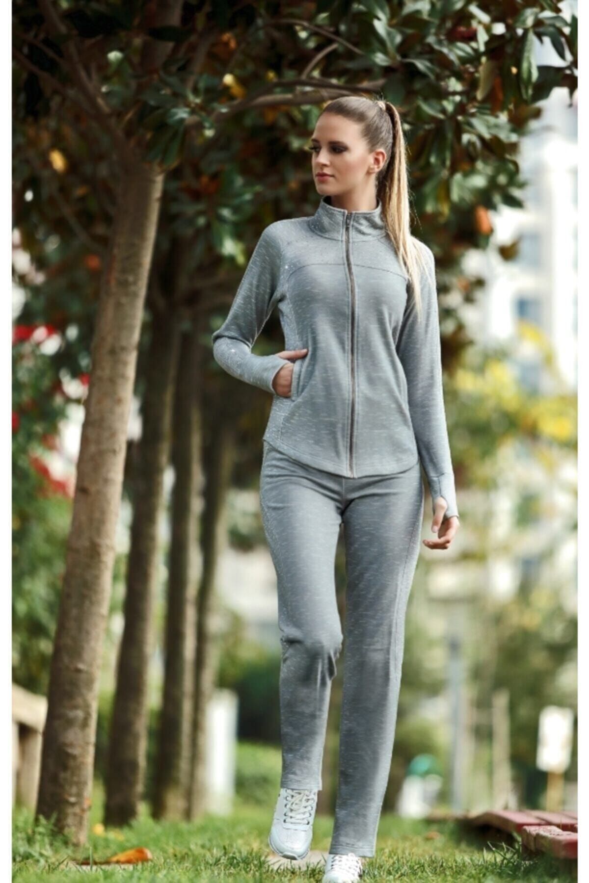 Grey sweatsuit discount set