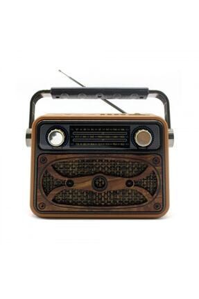 Vintage Bluetooth Hoparlör Nostaljik Fm Radyo M-183bt M-183BT