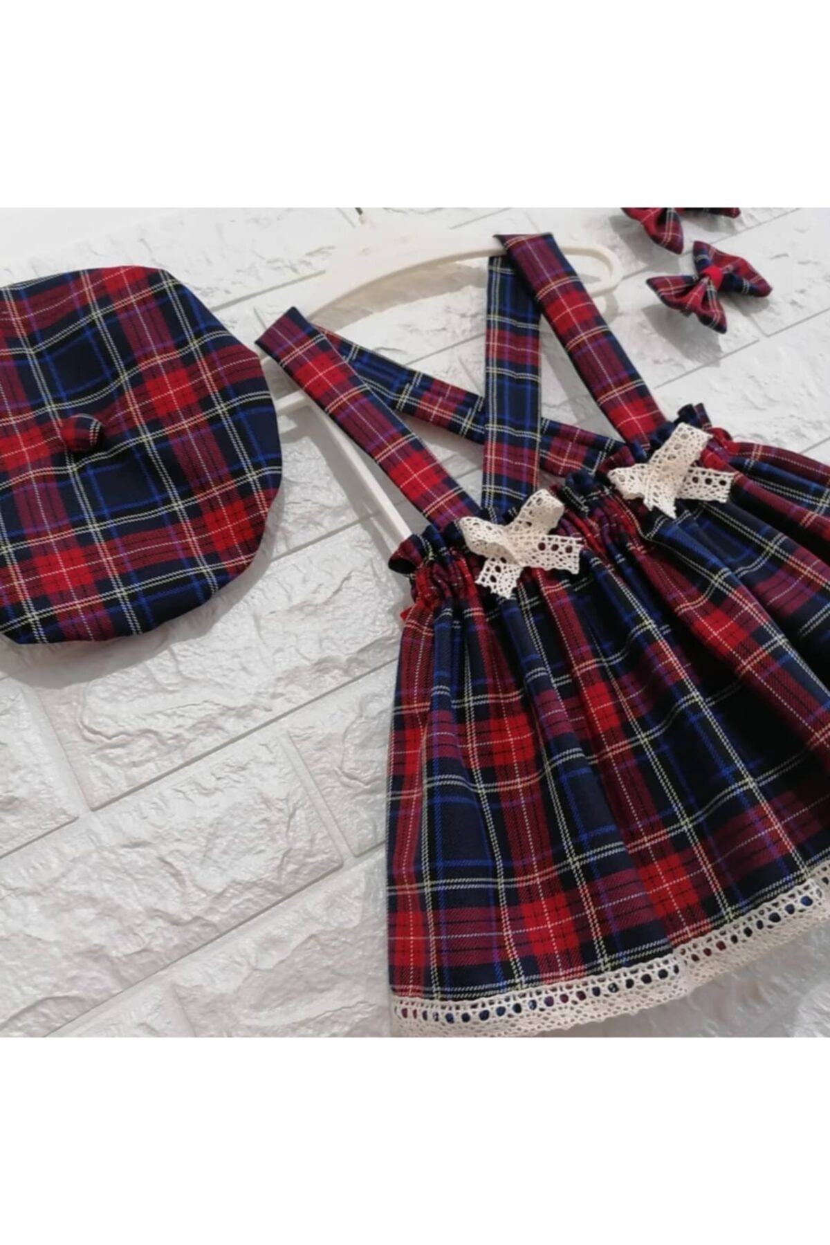 ست نوزادی دخترانه سفید Eylülce Butik | EYLCBTK03 اورجینال - تصویر 7