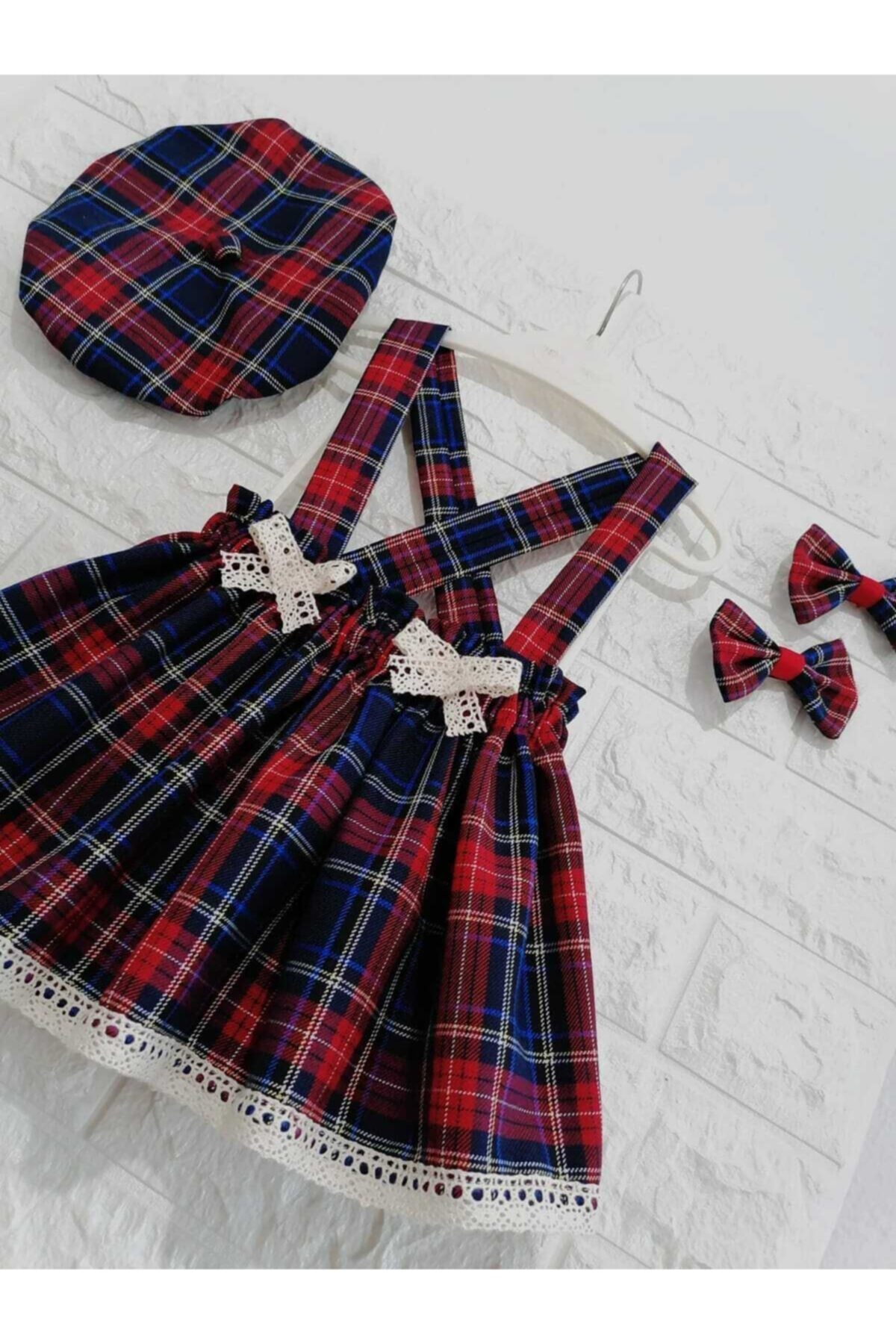 ست نوزادی دخترانه سفید Eylülce Butik | EYLCBTK03 اورجینال - تصویر 8