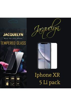 Iphone Xr 5 Li Pack Tam Kaplayan Ön Ekran Koruyucu jacq5lipack524156321486325