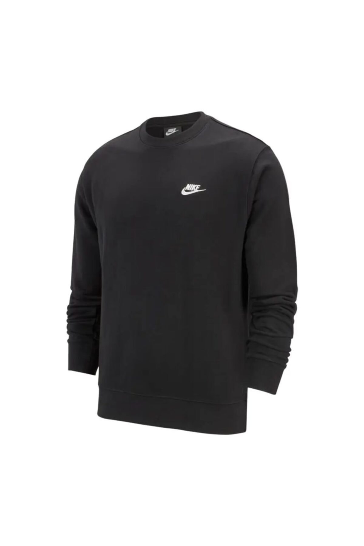 Nike Men's Casual Black Sweatshirt - M Nsw Club Crw Ft Bv2666-010- Trendyol