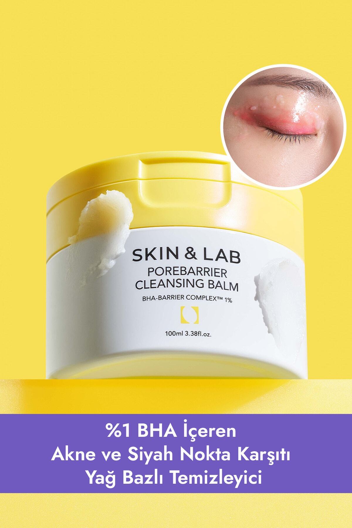 Skin&Lab Porebarrier Cleansing Balm 100ml - %1 Bha -akne Siyah Nokta Karşıtı Yağ Bazlı Temizleyici