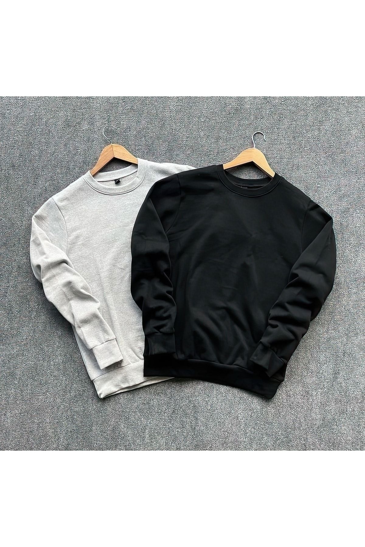 Dark gray discount crewneck sweatshirt