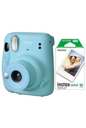 instax mini 11 Mavi Fotoğraf Makinesi 10lu Film FOTSI00131-10