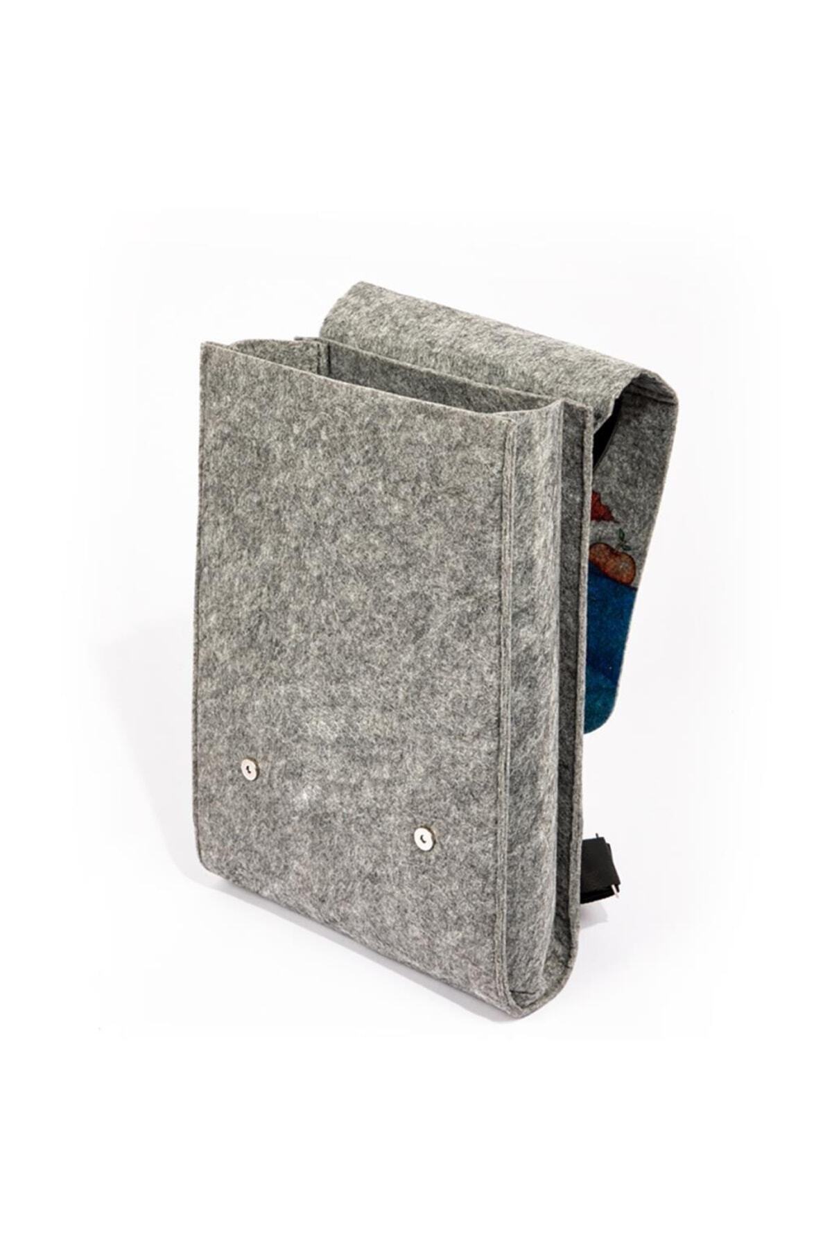 Biggdesign-Unisex Colorful Mr. Allright Man Felt Backpack 5