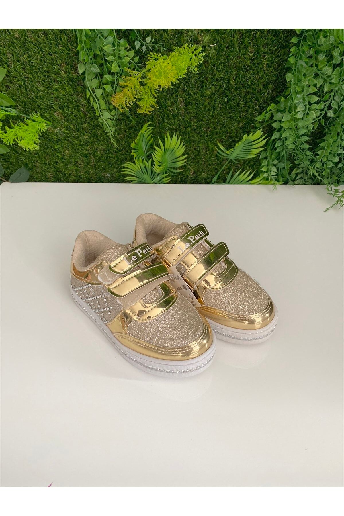 Gold deals baby sneakers