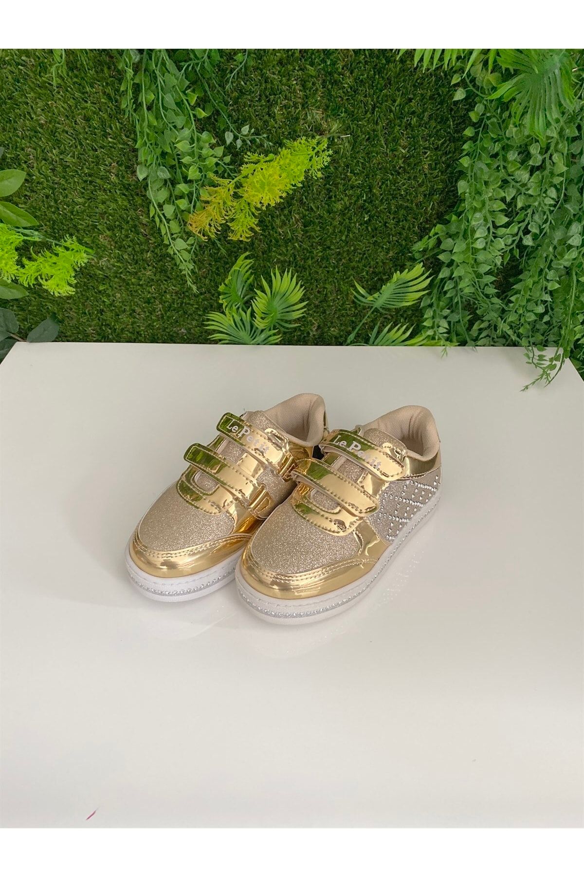 Gold deals baby sneakers