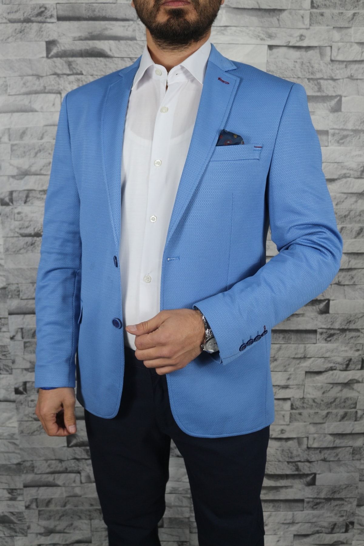 Dark blue sale colour blazer