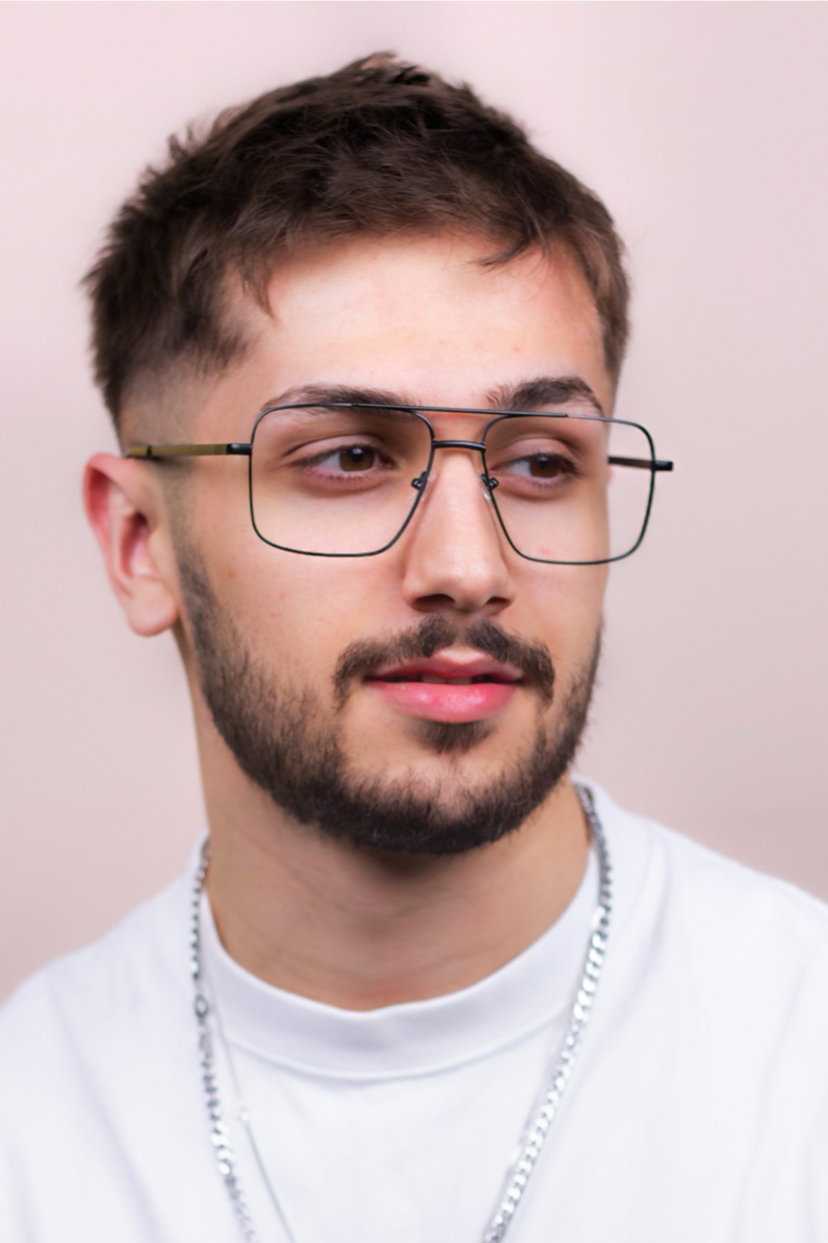 Brugge Black Computer Screen Glasses with Blue Light Filter Pilot