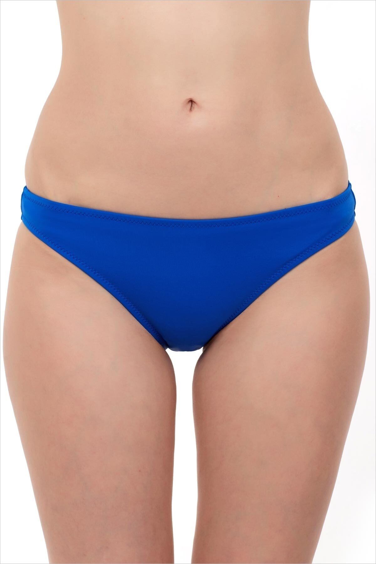 AYYILDIZ Bikini-Hose Dunkelblau Unifarben Fast ausverkauft
