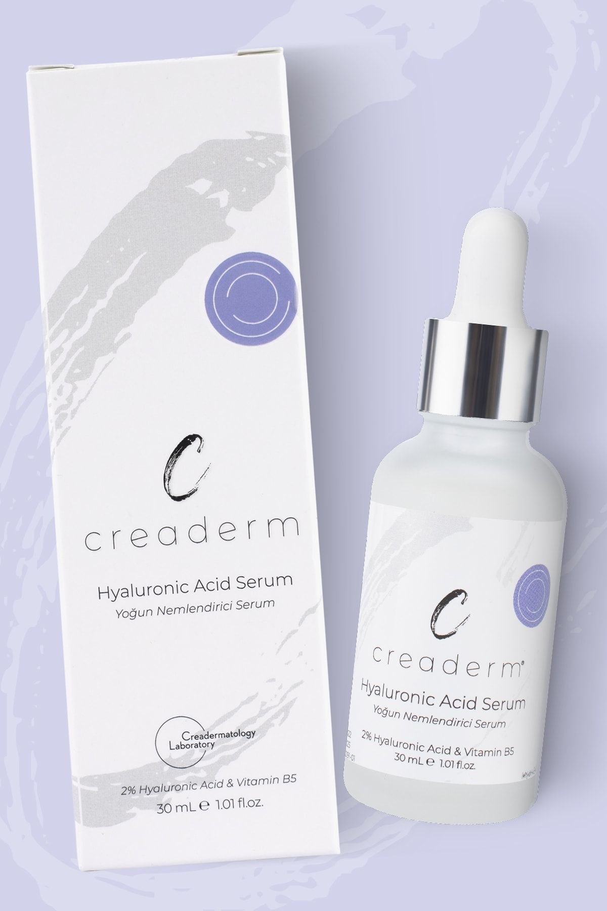 سرم مرطوب کننده قوی (2% هیالورونیکاسید و ویتامین B5) CREADERM