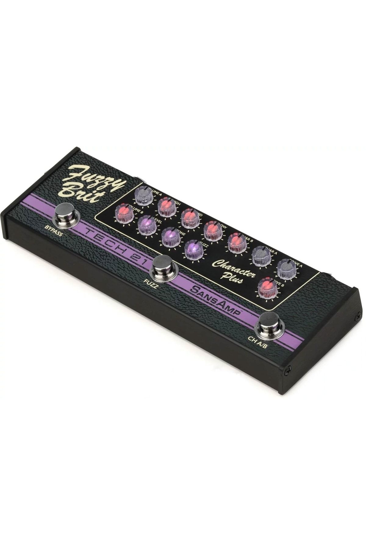 Tech 21-Sansamp Fuzzy Brit Marshall Amp Simulation Analog Guitar Pedal 6