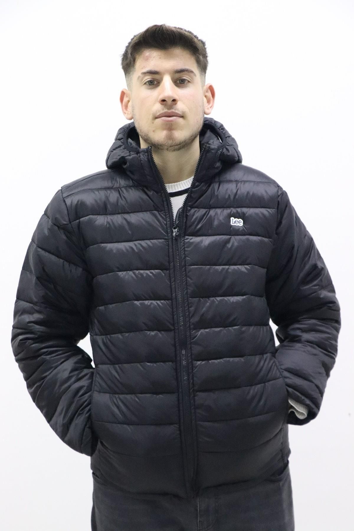 Lee L87hsz01 Erkek Siyah Dolumlu Mont