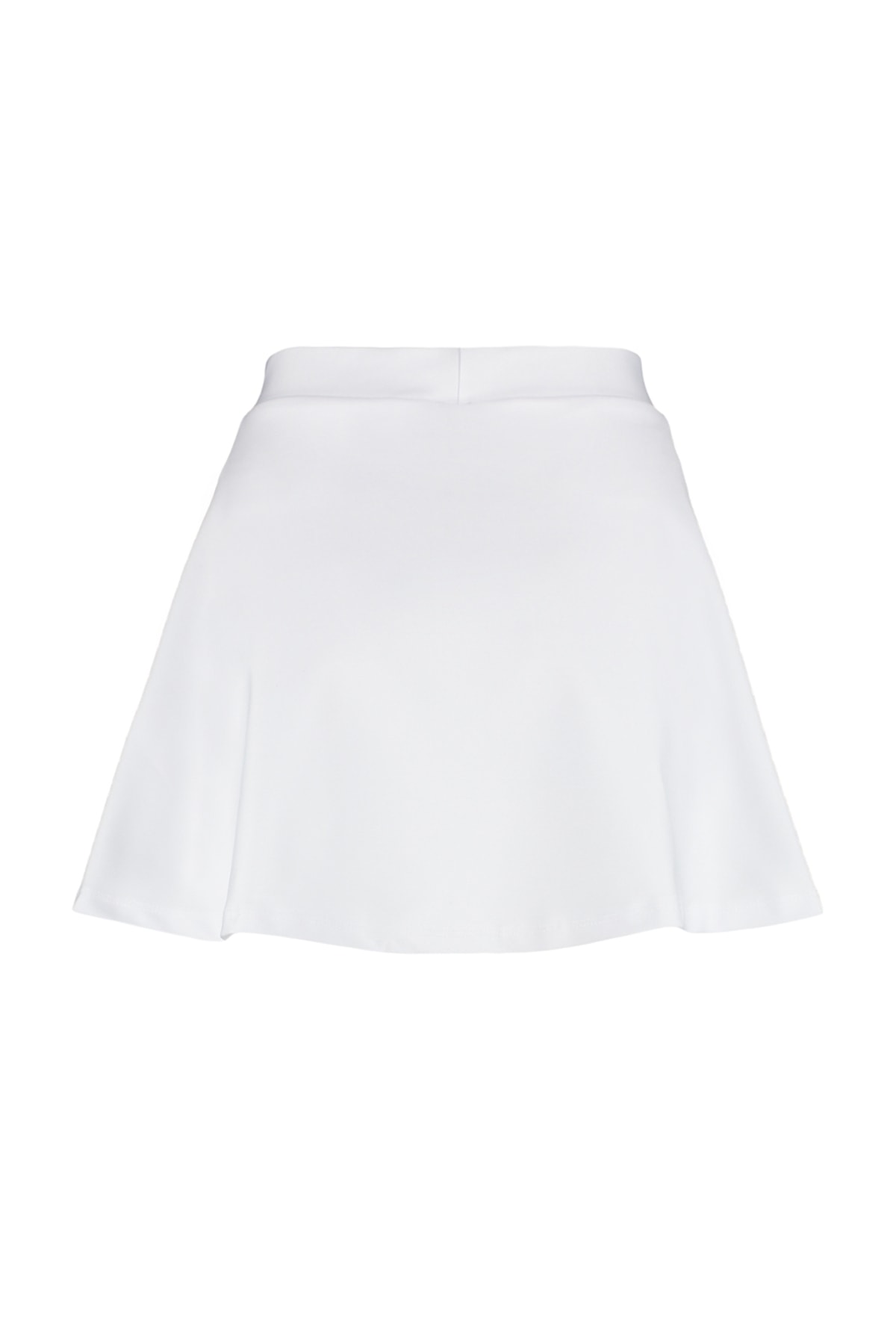 Trendyolmilla  Beyaz 2 Katmanlı İçi Şortlu Tenis Örme Spor Şort Etek TWOSS22SR00067 - Görsel 8