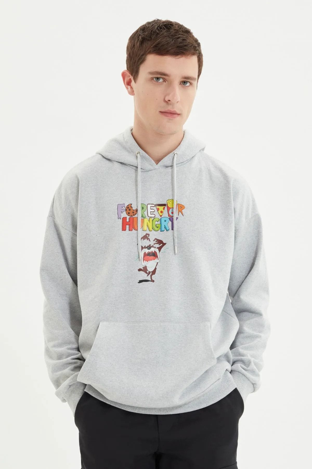Forever hungry sweatshirt trendyol top