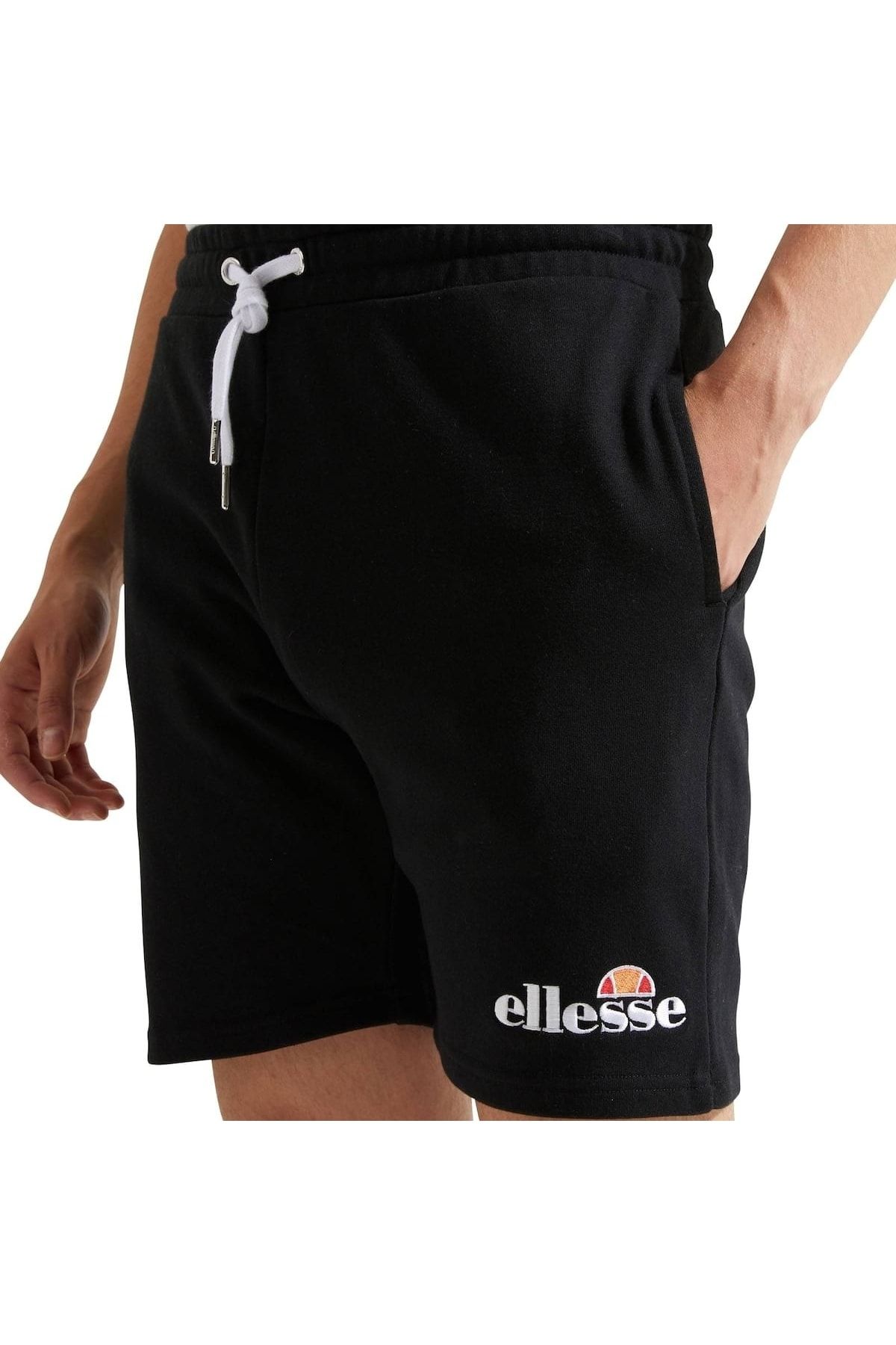 Ellesse-Herren-Shorts SILVAN – Heimkleidung, Jog-Hose, Logo-Tag, Sweat-Fleece 4