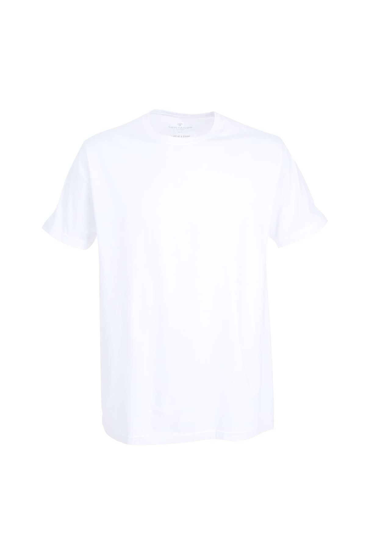 Tom Tailor T-Shirt Weiß Regular Fit Fast ausverkauft