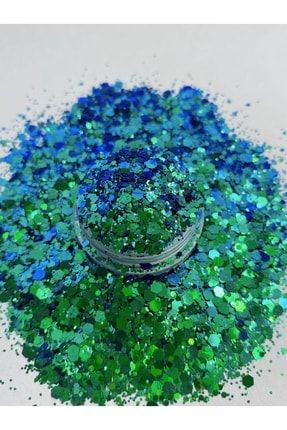 Epoksi Chunky Glitters Blue Green 4 gr bluegreen