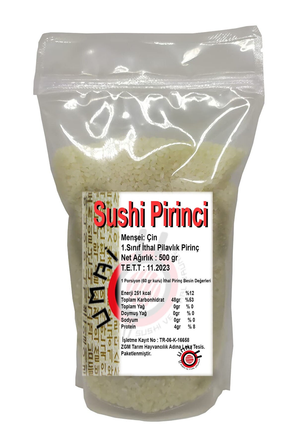 NETTENYOLLA Sushi Pirinci 500 gr