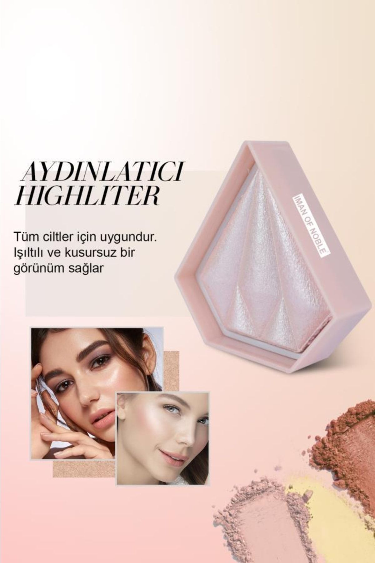 IMAN OF NOBLE-Diamond Designed Terra Cotta - Single Illuminator No 3 3