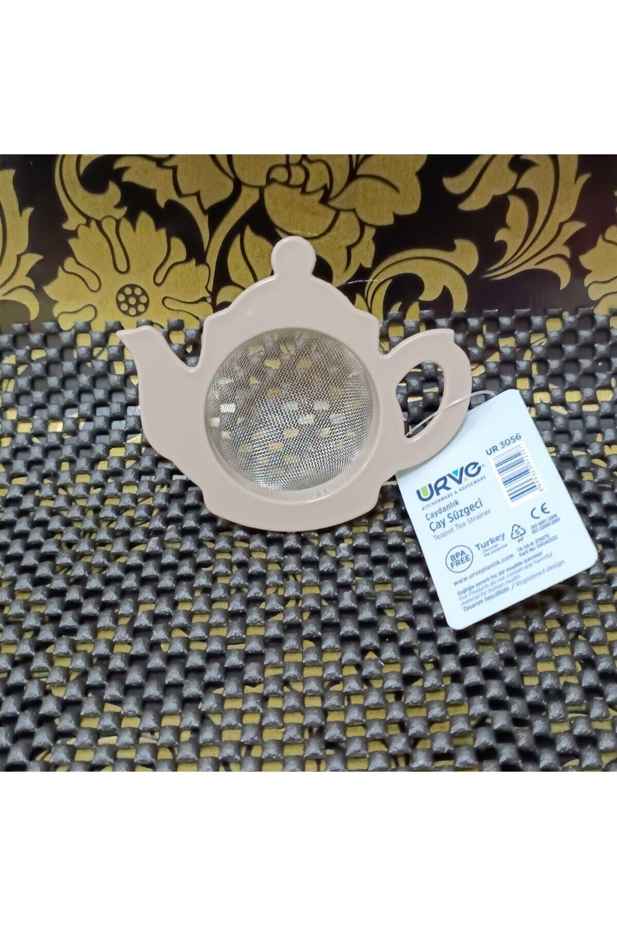 Urve Plastik Urve Çaydanlık Desen Çay Süzgeci