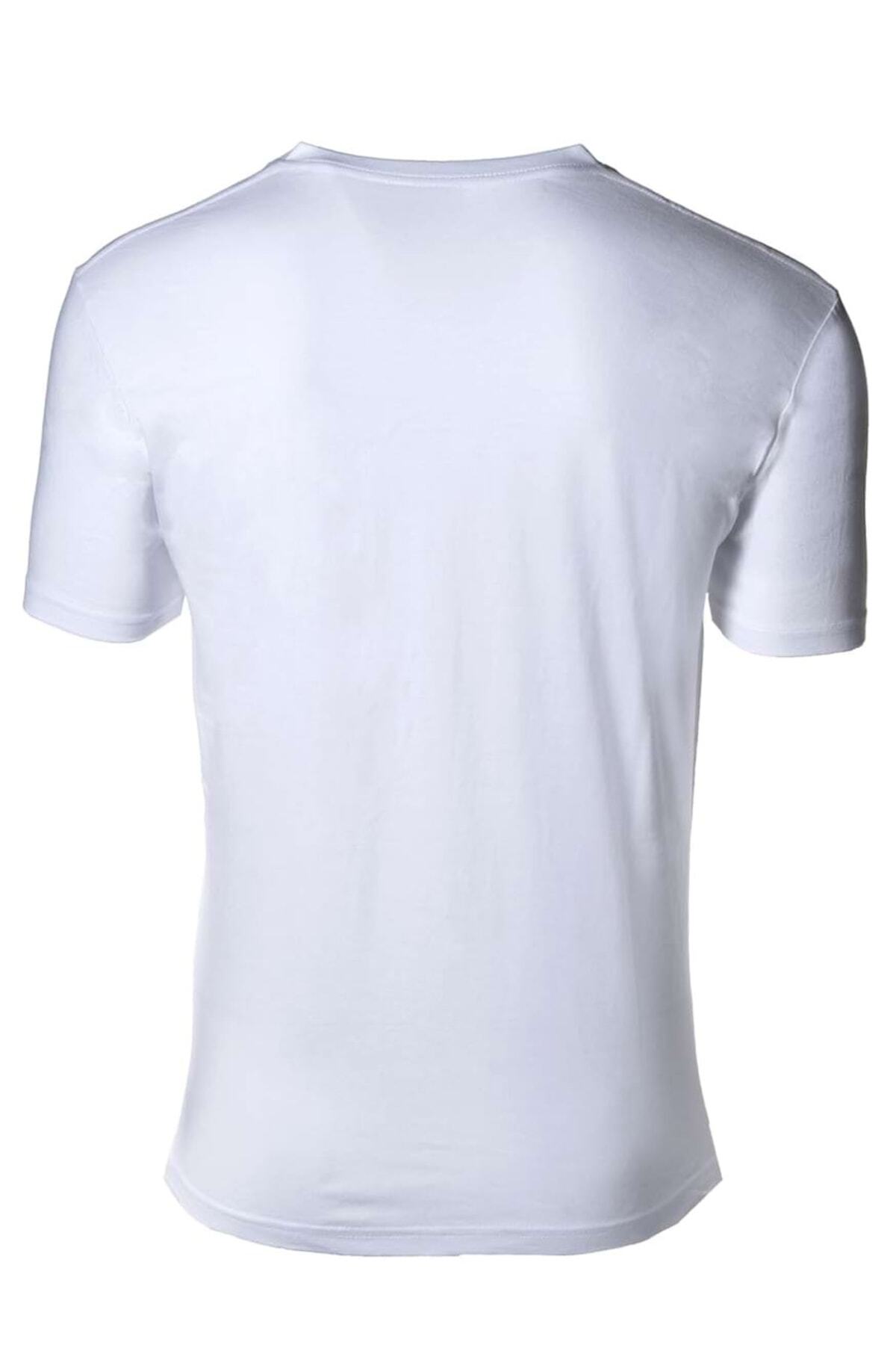 Ceceba-Herren American T-Shirt, 2er Pack - Rundhals, Kurzarm, Baumwolle, uni 3