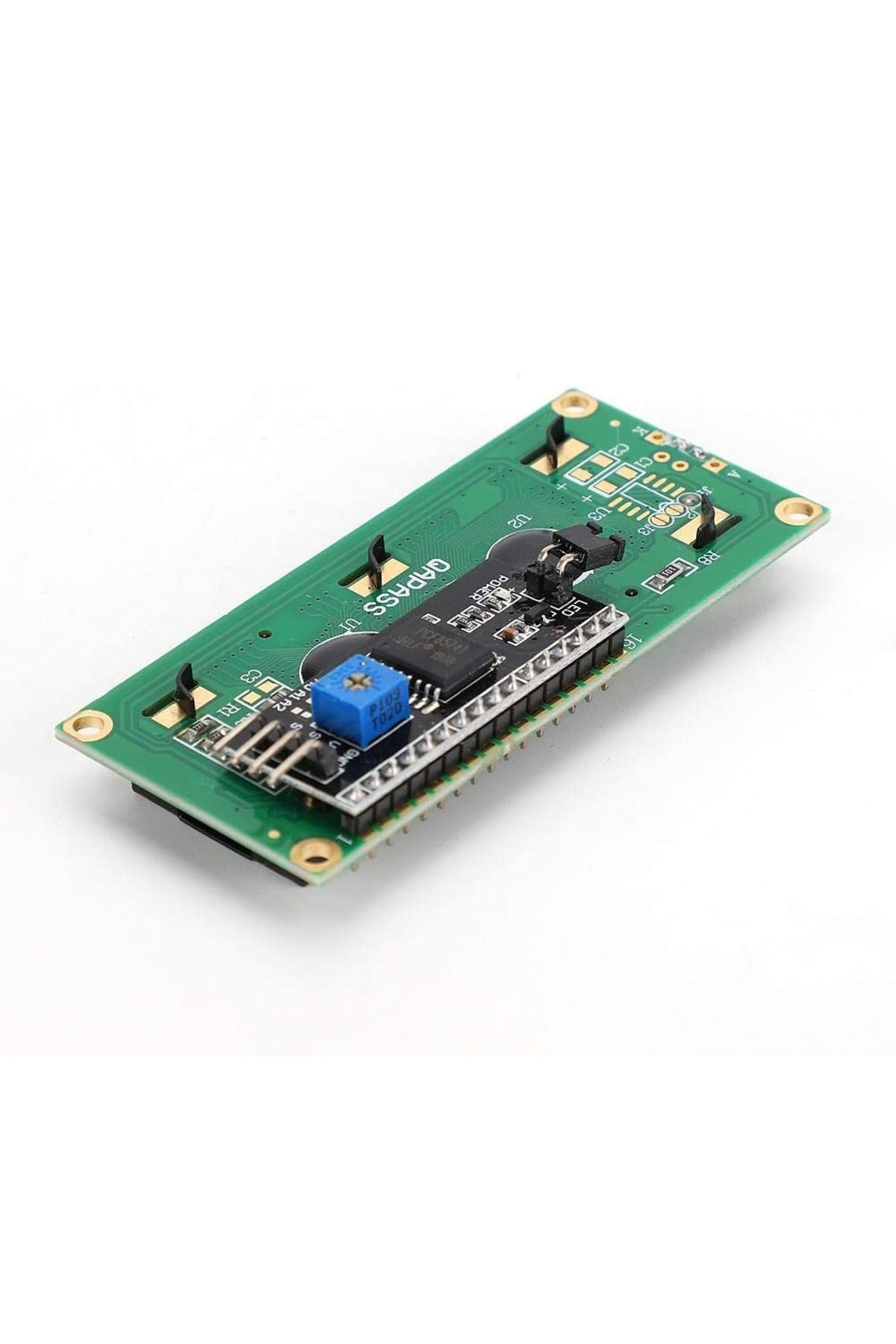 Iıc I2c Seri 1602a 2x16 Mavi Karakter Lcd Modül Display Ekran 5v Beyaz Arka Işık 3