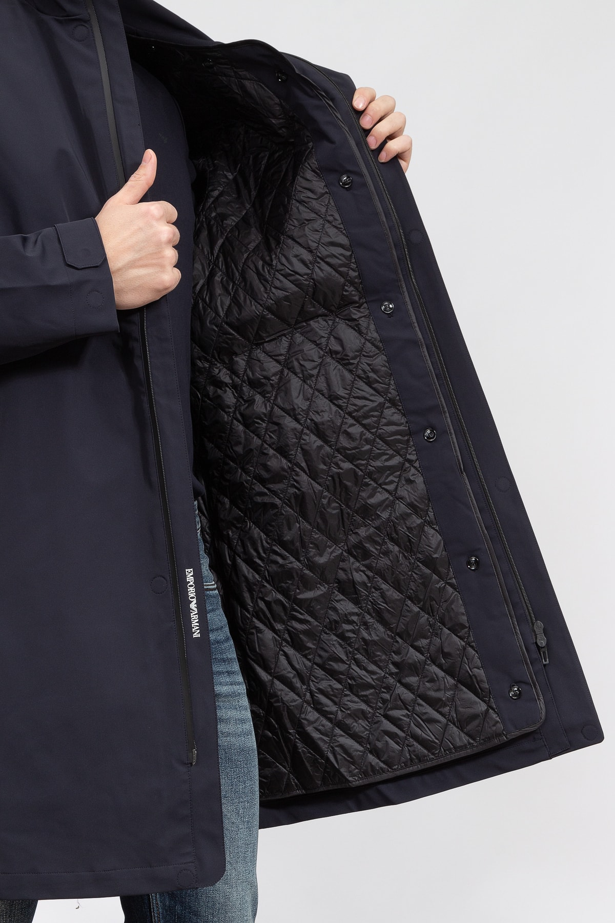 Emporio Armani Erkek Trençkot6l1l941ntlz görsel 4
