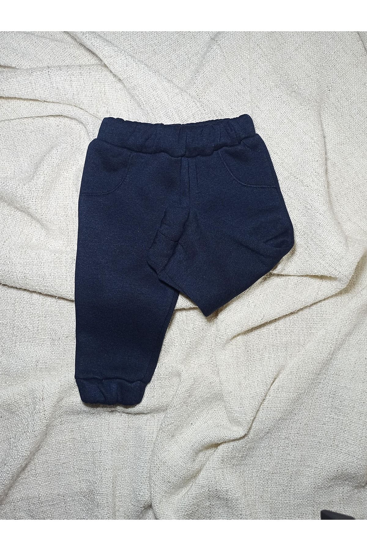 Bebek-çocuk Peluş-polar Hırkalı & Kulaklı Kapişonlu & Unisex Düğmeli Ayıcık Desenli Ikili Takım