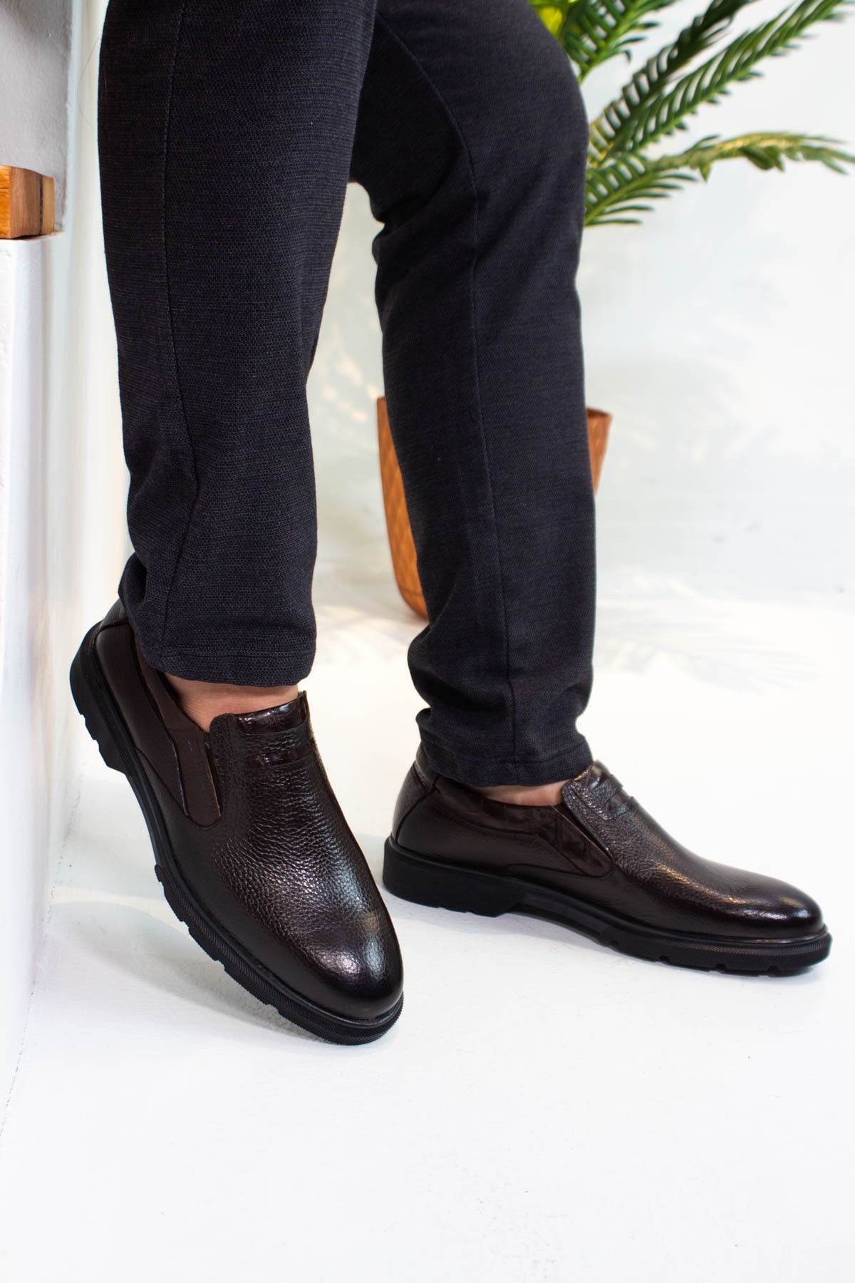 AfkaCollection Elyapımı Erkek Ayakkabı Comfort,oxford %100 Hakiki Floter Baskılı Deri...