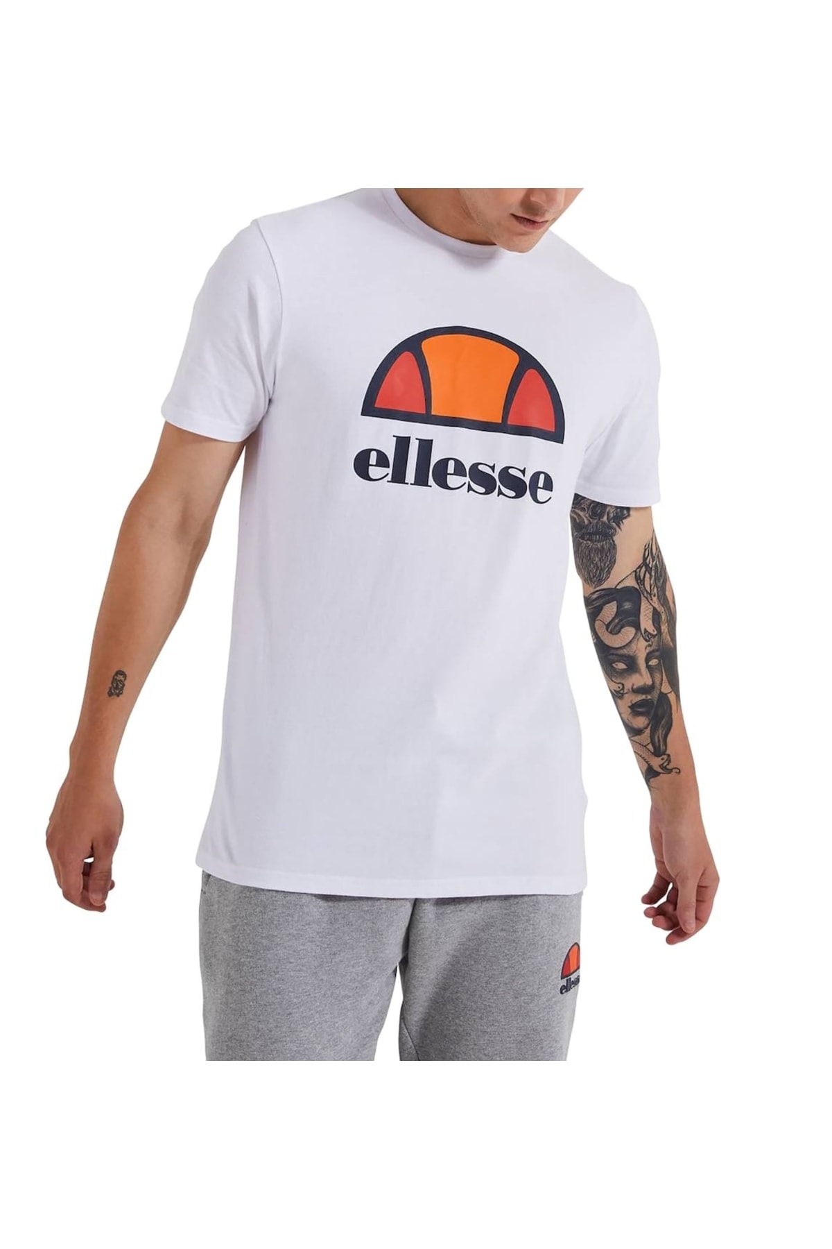 bros Uitschakelen trog Ellesse T-Shirt - White - Regular fit - Trendyol