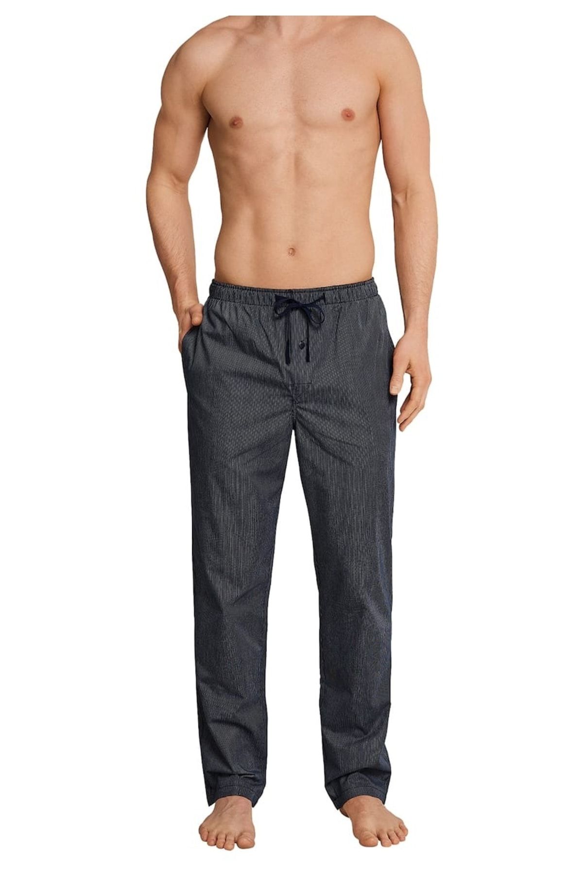 Schiesser-Herren Mix & Relax - Pyjamahose, Baumwolle, lang 4