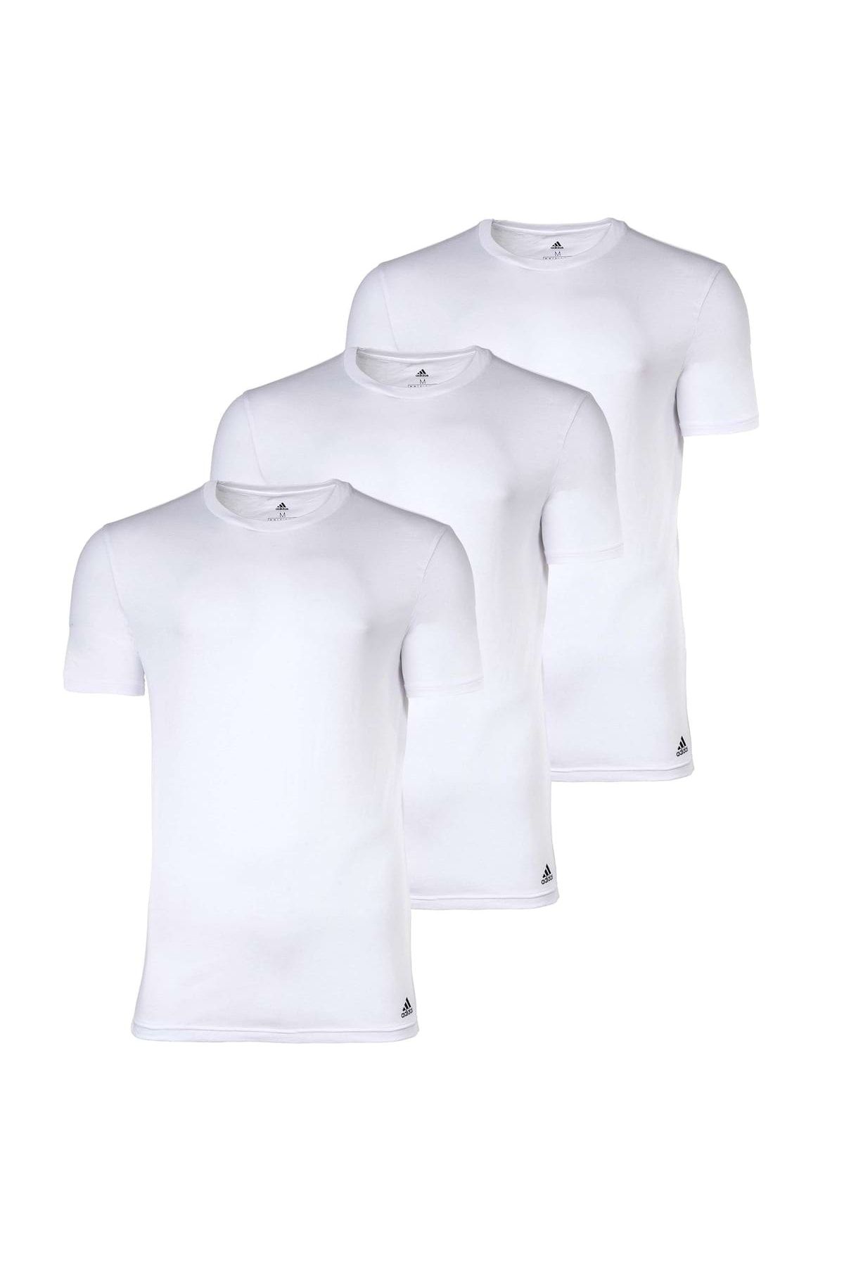 adidas T-Shirt Weiß Regular Fit