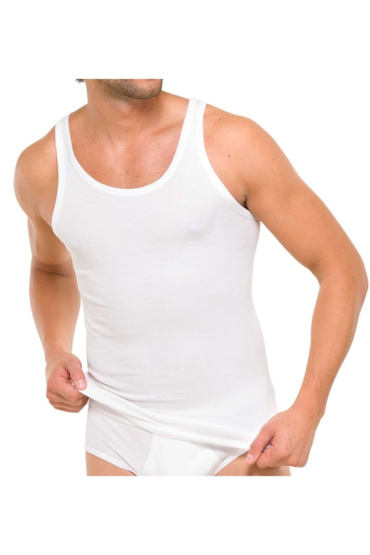 Schiesser-Herren Unterhemd 2er Pack – ärmellos, Baumwollgrundierung, Doppelripp 2