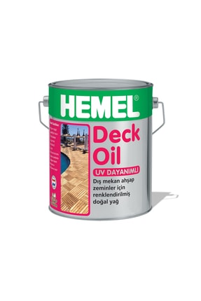 Hemel Deck Oil - Deck Zeminler Için Renkli Yağ Lıght Oak-15 Lt