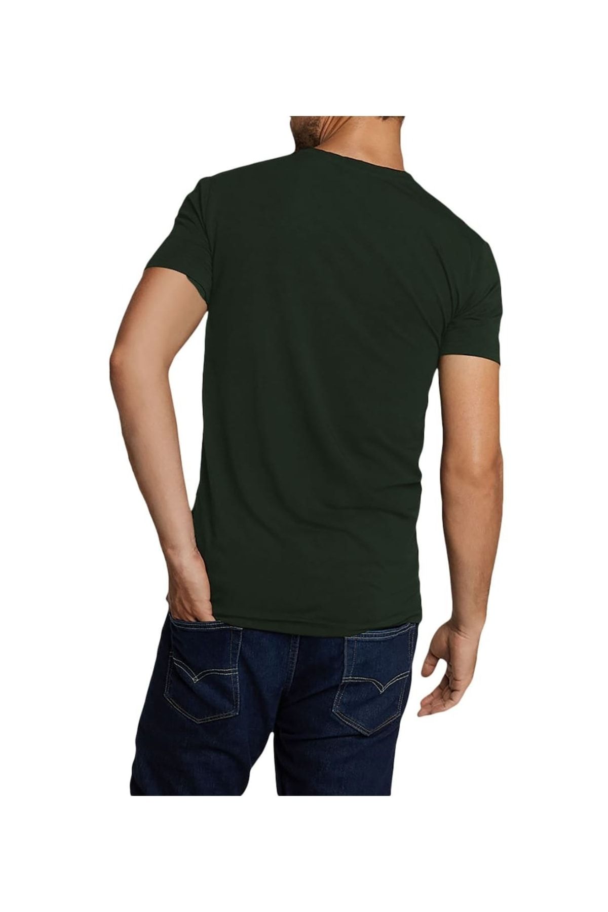 Bamboo Basics-VELO Herren Modification – 2er-Pack, Unterhemd und V-Ausschnitt-Single-Jersey 3