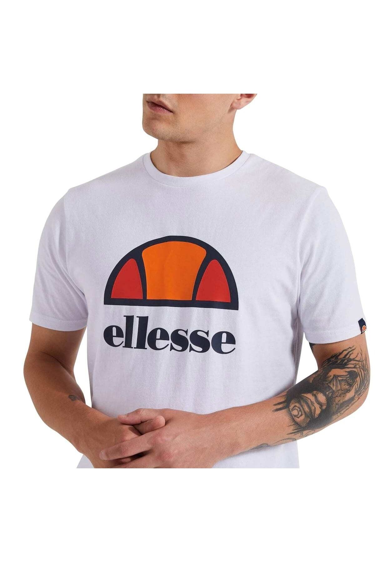 fit Regular Ellesse - T-Shirt White - - Trendyol