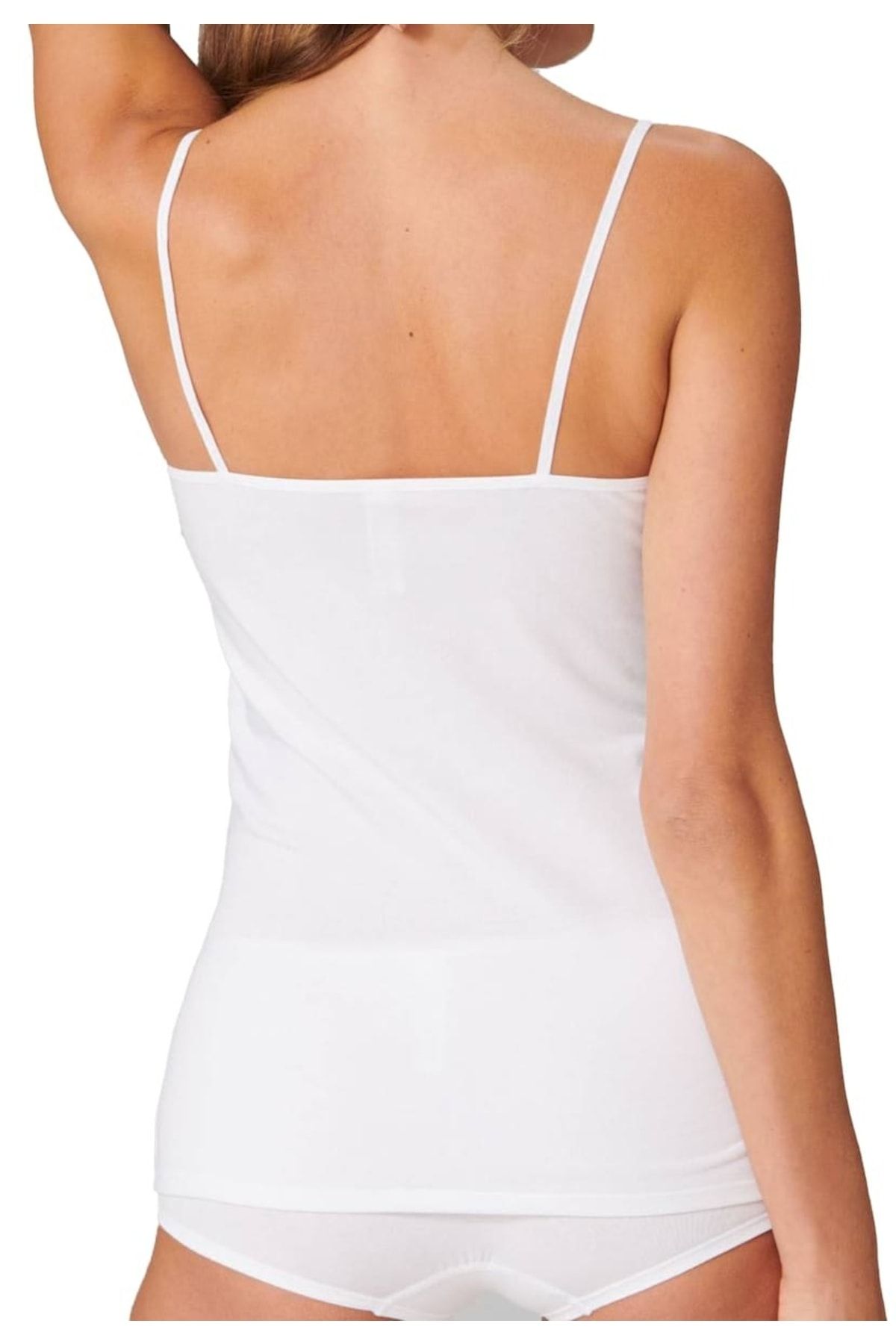 Schiesser-Damen Spaghettitop, 2er-Pack – Einzeltrikot, Serie 95/5, Uni 3