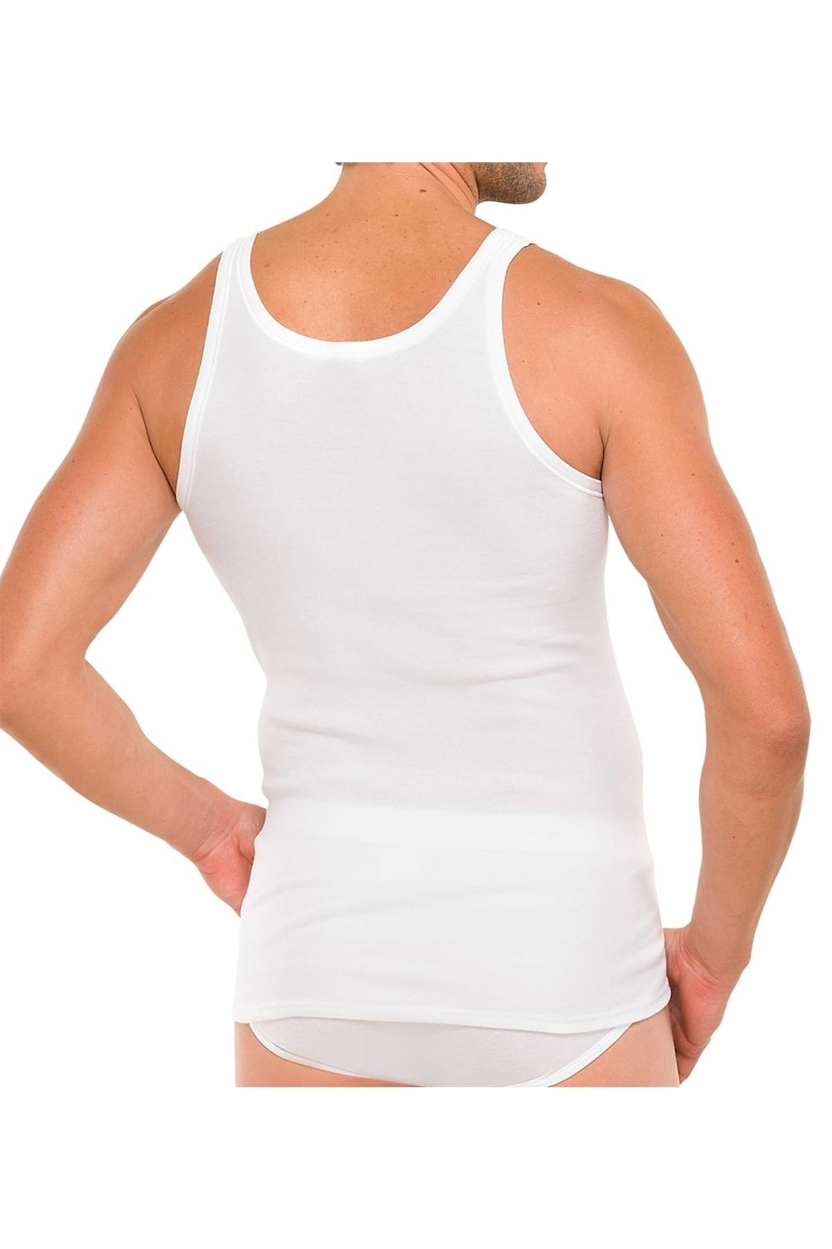 Schiesser-Herren Unterhemd 2er Pack - ärmellos, Cotton Essentials, Feinripp 3
