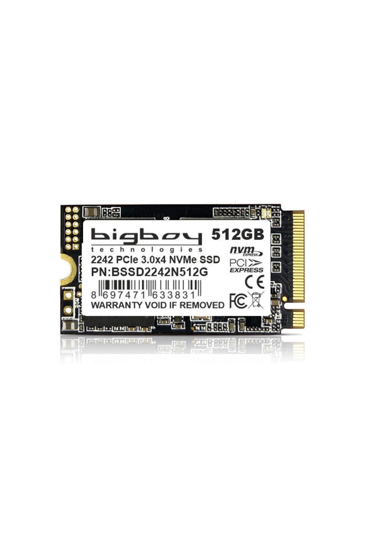 512gb 22x42mm Pcıe M.2 Nvme Notebook Ssd Bssd2242n512g