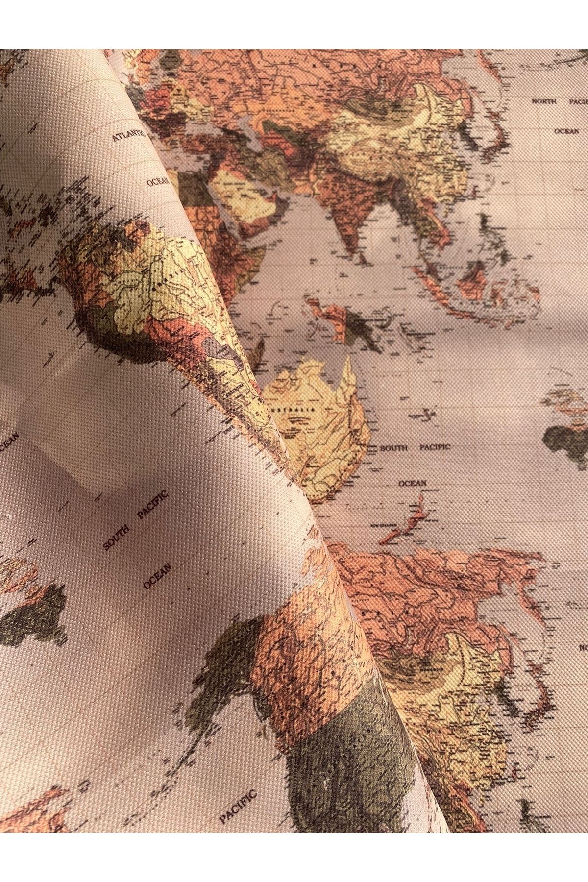 Favor-Mink Map Patterned Fabric Fvr-2315 4