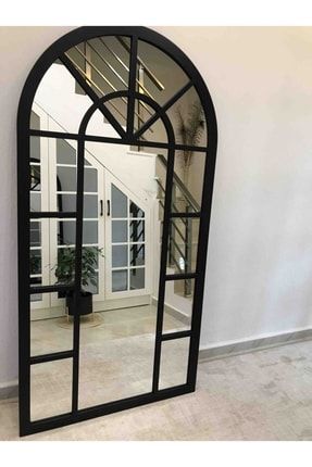 Dedeler Dekor Pencere Ayna Siyah 80*160cm AYSU080