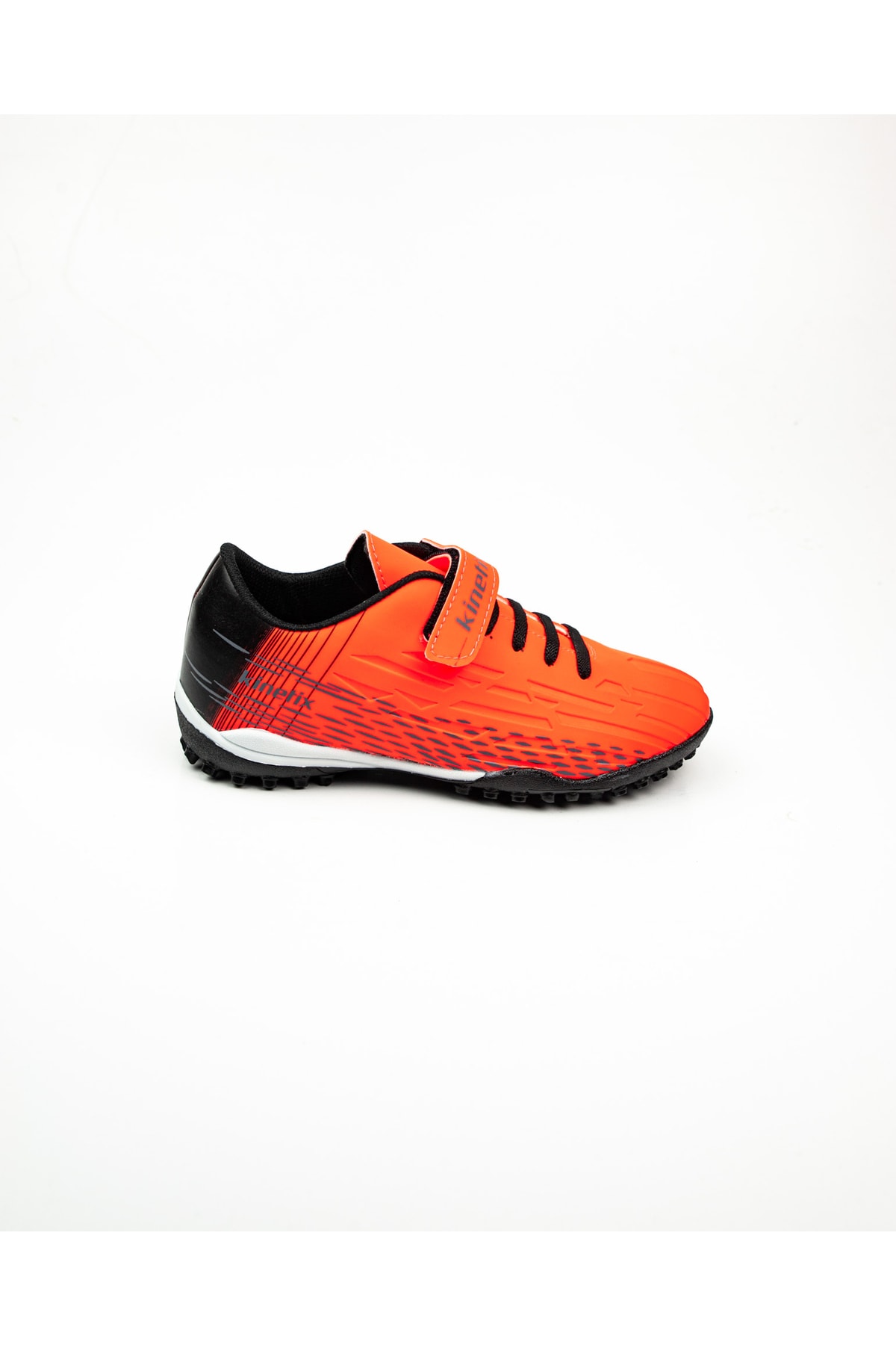101187329 کفش Kinetix زمینی بچه گانه Astroturf Orange Breton J Turf اورجینال - تصویر 2