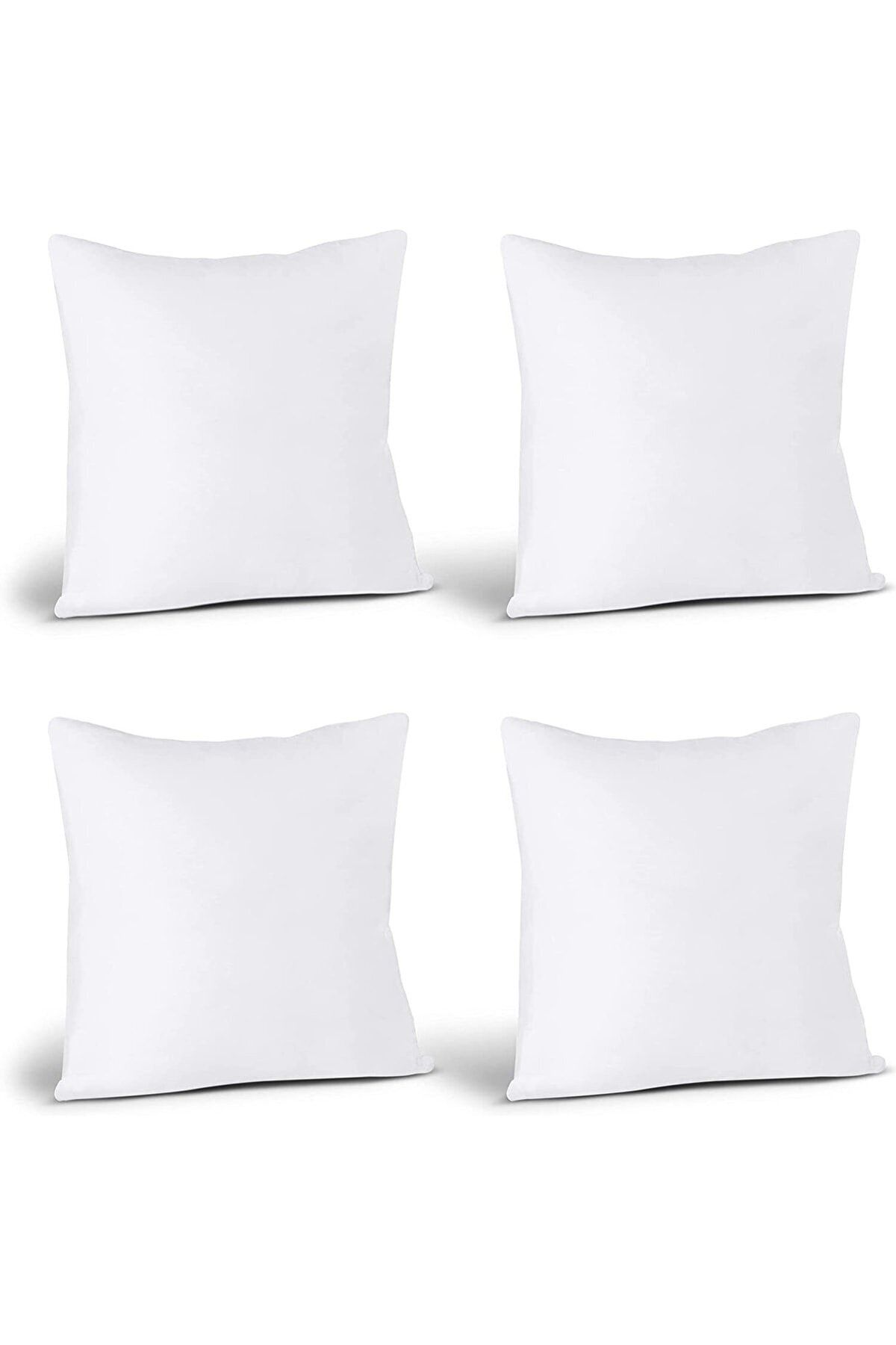 Junenext Premium Throw Pillow Inner Pillow 4 Pieces Square Ultra