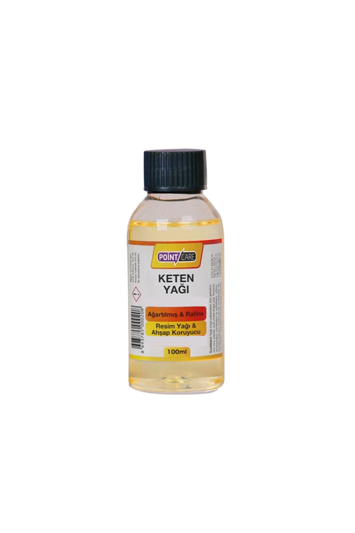 POINT CARE Yağlı Boya Yardımcı Malzeme Ağartılmış Keten Yağı 100 Ml. Rafine Resim Yağı